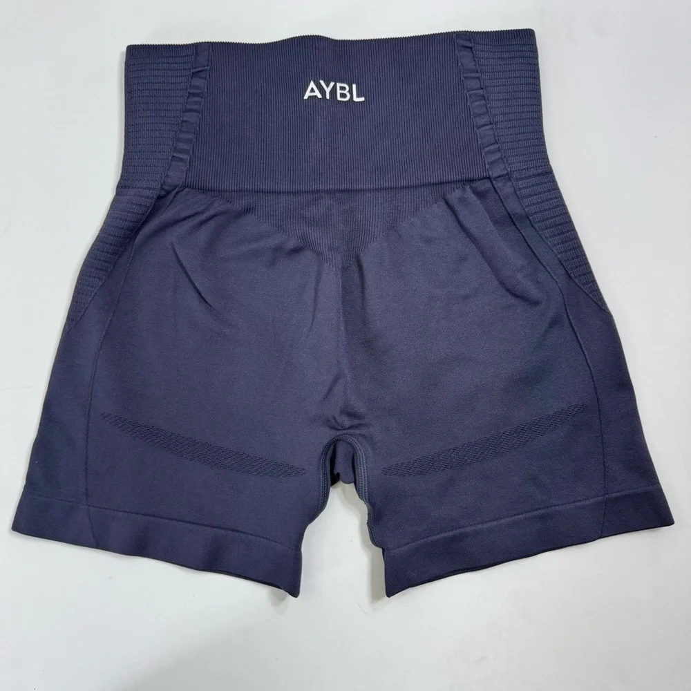 BALANCE V2 SEAMLESS SHORTS NAVY BLUE - Picture 4 of 8